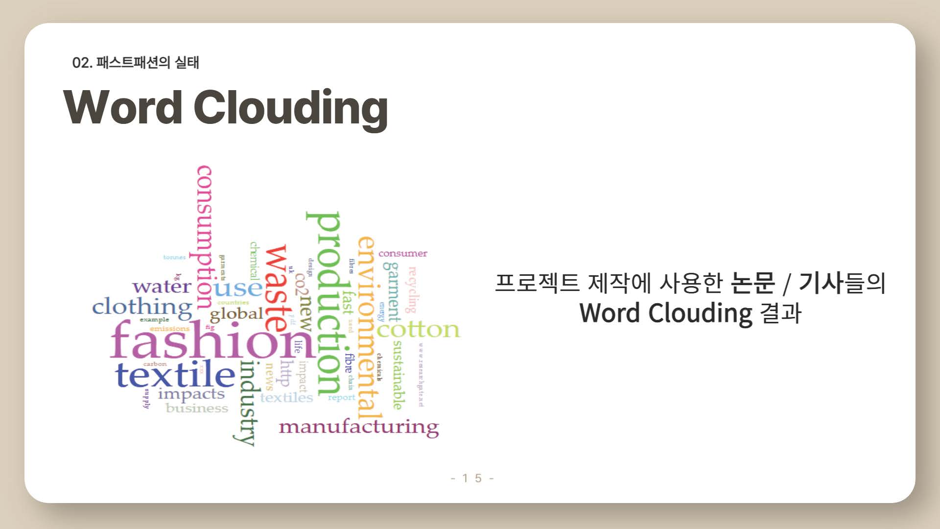 환경을 파괴하는 패스트패션15