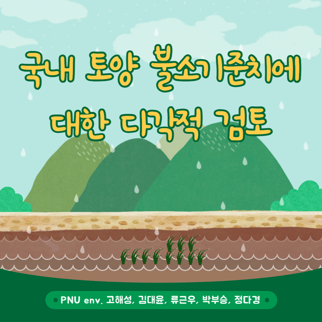 국내 토양 불소기준치에 대한 다각도 검토 1