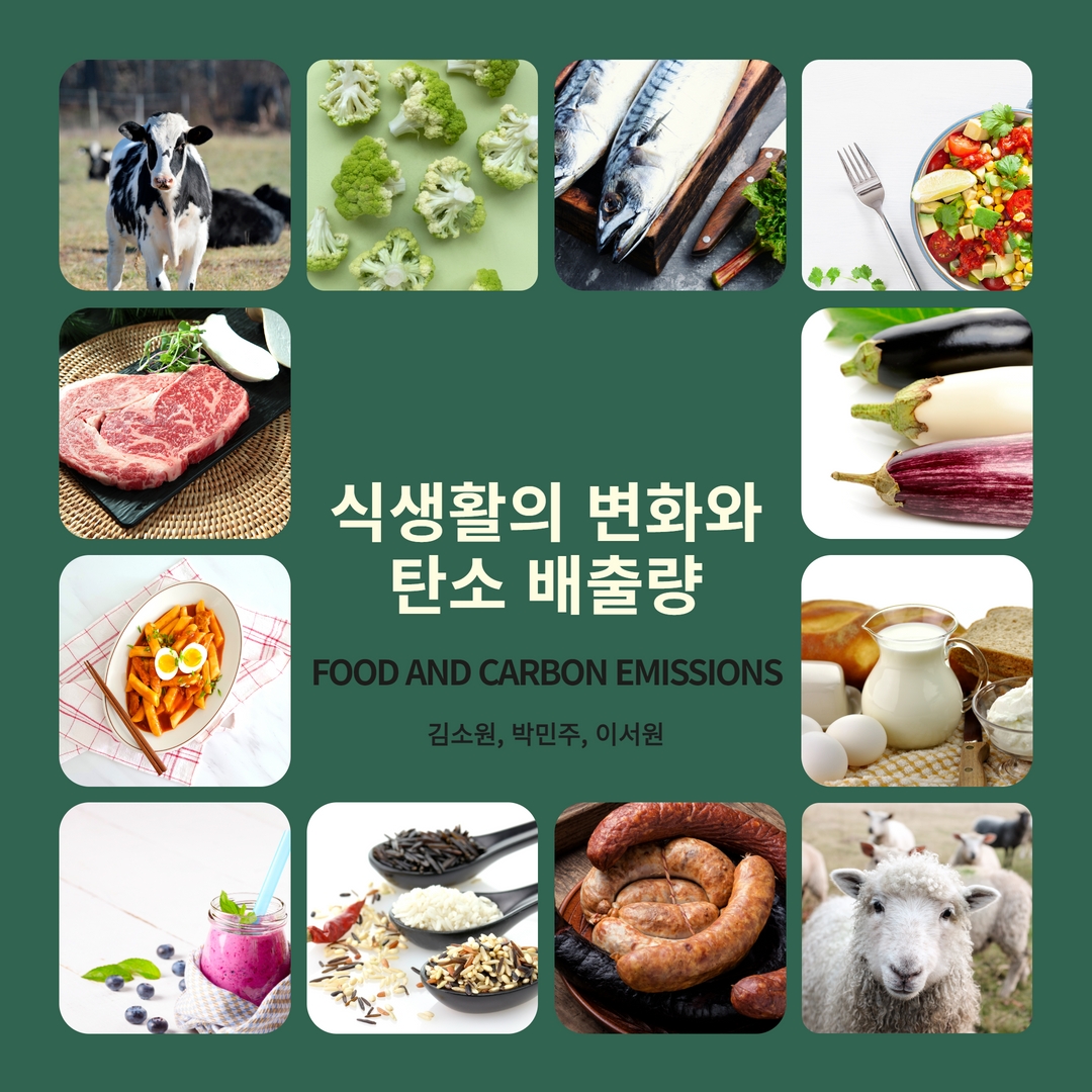 식생활의 변화와 탄소 배출량1